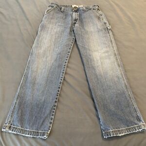 Levis SilverTab Carpenter Jeans Mens 34x32 (35x31) Blue Wide Leg Denim Pants